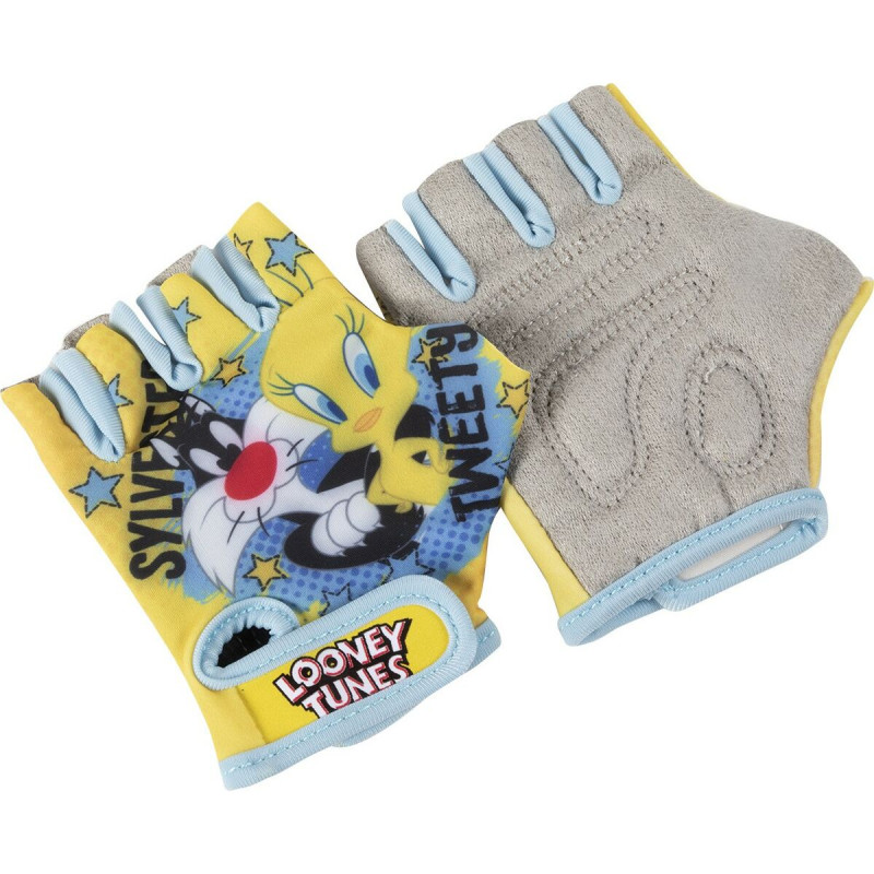 Guantes de Ciclismo Looney Tunes CZ10958 Amarillo Niños