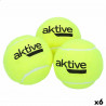 Pelotas de Tenis Aktive Pro 3 Piezas Amarillo 6 Unidades