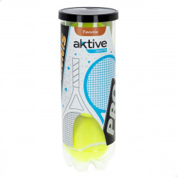 Pelotas de Tenis Aktive Pro 3 Piezas Amarillo 6 Unidades