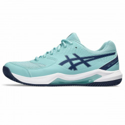 Zapatillas de Padel para Adultos Asics Gel-Dedicate 8 Turquesa Azul claro