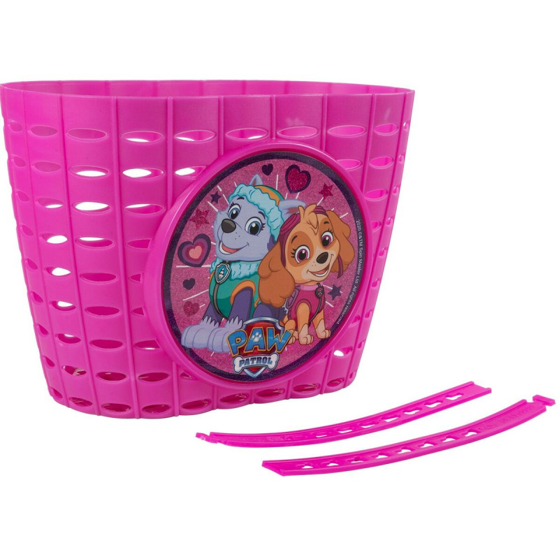 Cesta Infantil para Bicicleta The Paw Patrol Rosa