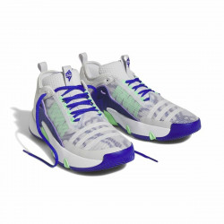 Zapatillas de Baloncesto para Adultos Adidas Trae Unlimited Azul Blanco