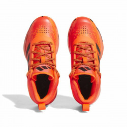 Zapatillas de Baloncesto para Niños Adidas Cross Em Up 5 K Wide Naranja