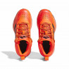 Zapatillas de Baloncesto para Niños Adidas Cross Em Up 5 K Wide Naranja