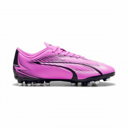 Botas de Fútbol Multitaco para Niños Puma Ultra Play MG Rosa oscuro