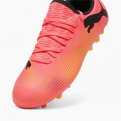 Botas de Fútbol Multitaco para Niños Puma Future 7 Play MG Naranja Naranja Oscuro