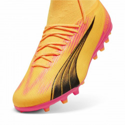 Botas de Fútbol Multitaco para Adultos Puma Ultra Pro MG Sun Stream Naranja