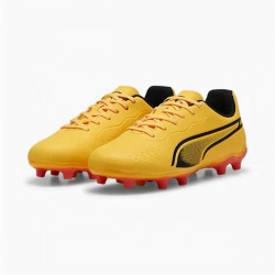 Botas de Fútbol para Niños Puma King Matc FG/AG Amarillo Naranja