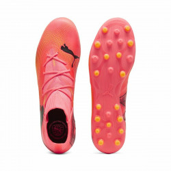 Botas de Fútbol Multitaco para Adultos Puma FUTURE 7 MATCH MG Sunset Glow Rojo