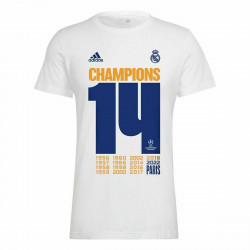 Camiseta de Fútbol de Manga Corta Hombre Adidas Real Madrid Champions 2022