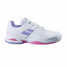 Zapatillas de Tenis para Niños Babolat Prop All Court Blanco Mujer