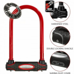 Candado de llave Master Lock Rojo