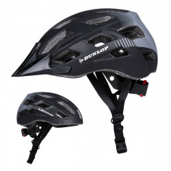 Casco de Ciclismo para Adultos Dunlop M Negro Luz LED