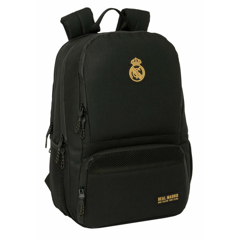 Mochila de Pádel Real Madrid C.F. Negro 30 x 42 x 17 cm