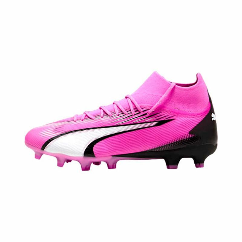 Botas de Fútbol para Adultos Puma Ultra Pro FG/AG Blanco Rosa