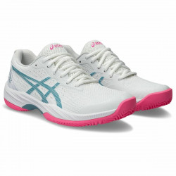 Zapatillas de Padel para Adultos Asics Gel-Game 9 Mujer Blanco