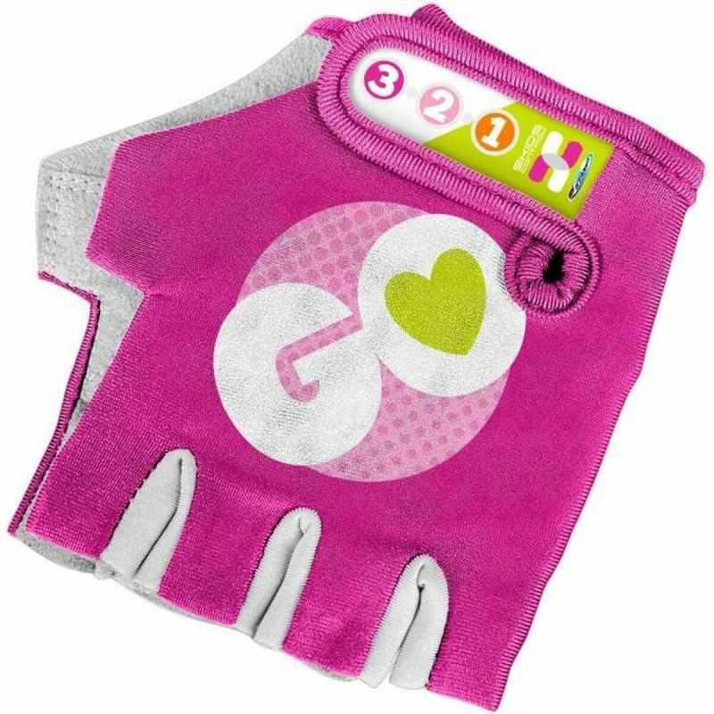 Guantes de Ciclismo Stamp Rosa Unisex infantil