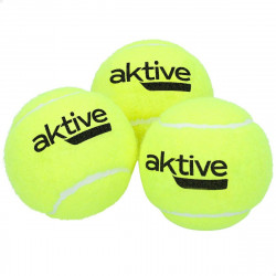 Pelotas de Tenis Aktive 3 Piezas Amarillo 12 Unidades