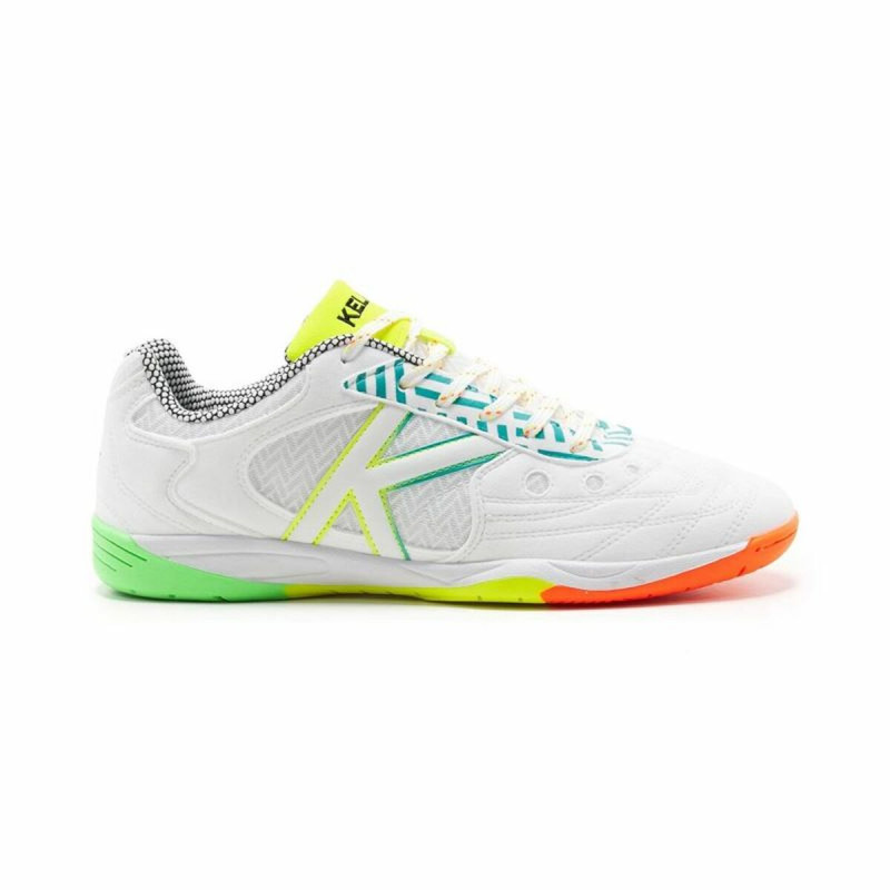 Zapatillas de Fútbol Sala para Adultos Kelme Indoor Copa Blanco Unisex