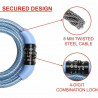 Cable con candado Master Lock