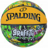 Balón de Baloncesto Spalding Graffiti Amarillo Caucho (Talla 7)