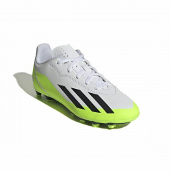 Botas de Fútbol para Niños Adidas X Crazyfast.4 Fxg Amarillo Blanco