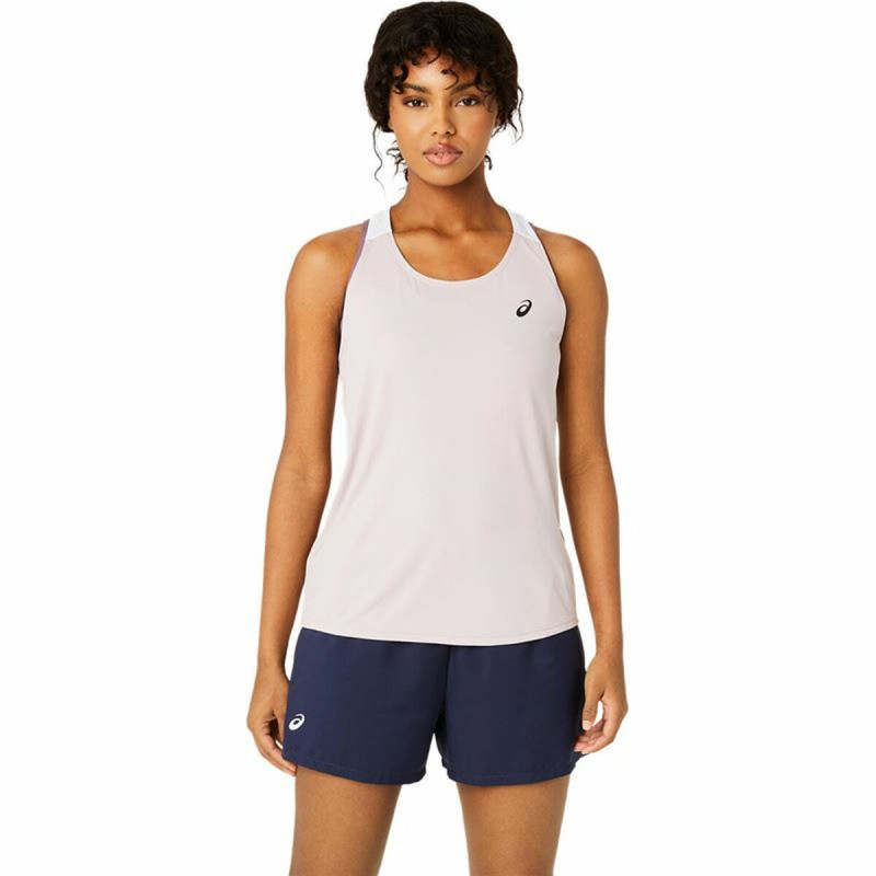 Camiseta de Tirantes Mujer Asics Court Tank Tenis Rosa