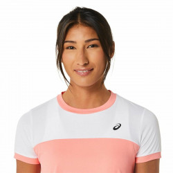 Camiseta Deportiva de Manga Corta Asics Court Rosa Tenis