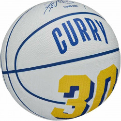 Balón de Baloncesto Wilson Player Icon Mini Curry Blanco (Talla 3)