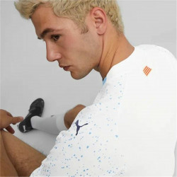 Camiseta de Fútbol de Manga Corta Hombre Puma Girona FC visitante 23/24 Blanco