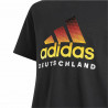Camiseta de Manga Corta Adidas Deutschland Negro
