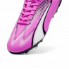 Botas de Fútbol para Niños Puma Ultra Playt MG Rosa Rosa oscuro