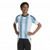 Camiseta de Fútbol Adidas Messi Training Azul Blanco
