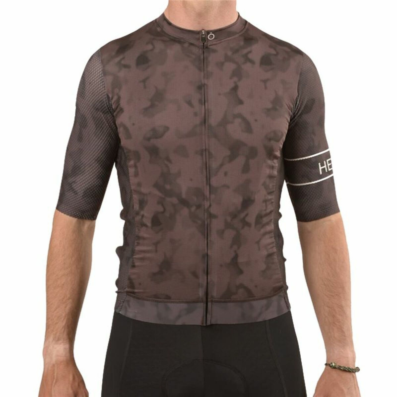 Maillot de ciclismo Hemon Prestiggio Marrón