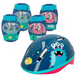 Kit Casco y Rodilleras Colorbaby Monstruo (4 Unidades)