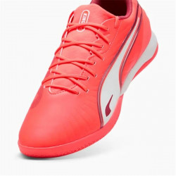 Zapatillas de Fútbol Sala para Adultos Puma King Match It Rojo