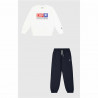 Chándal Infantil Champion Champion Chandal Champion Crewneck Sweatsuit Niño Azul Blanco