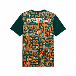 Camiseta de Fútbol de Manga Corta Hombre Puma Cote d'Ivore Prematch Ss Verde