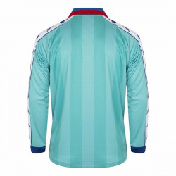 Camiseta de Fútbol de Manga Corta Hombre Kappa Amario Azul Rojo
