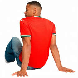 Camiseta de Fútbol de Manga Corta Hombre Puma Portugal Home Repl Rojo