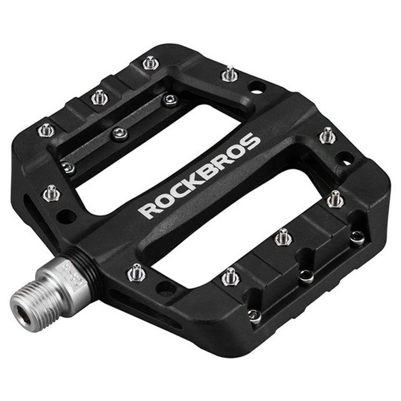 Pedales Rockbros 2017-12CBK Negro Plateado