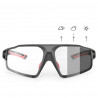 Gafas de Ciclismo Rockbros 163749 Negro Rojo