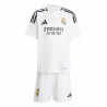 Set Equipación de Fútbol para Niños Adidas Real Madrid 24/25 Home Set Blanco (4-5 Años)